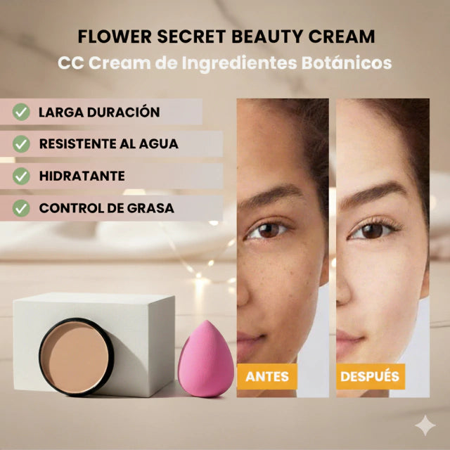 FLOWER SECRET BEAUTY CREAM™ BASE DE MAQUILLAJE PREMIUM ✨